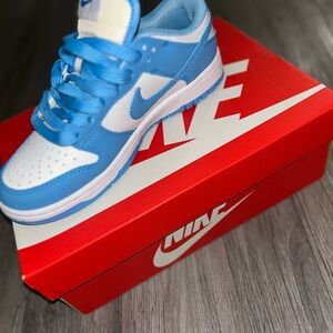 Nike Sky Blue and White Athletic Shoes